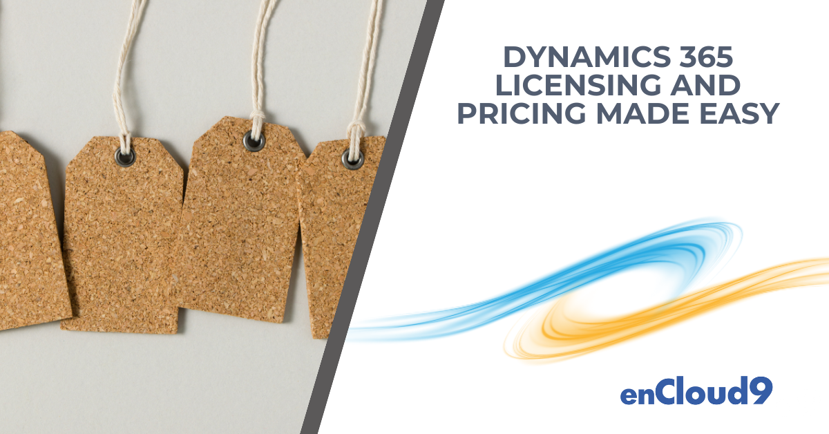 Dynamics 365 Pricing | enCloud9