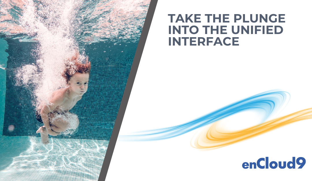 Take the Plunge into the Unified Interface