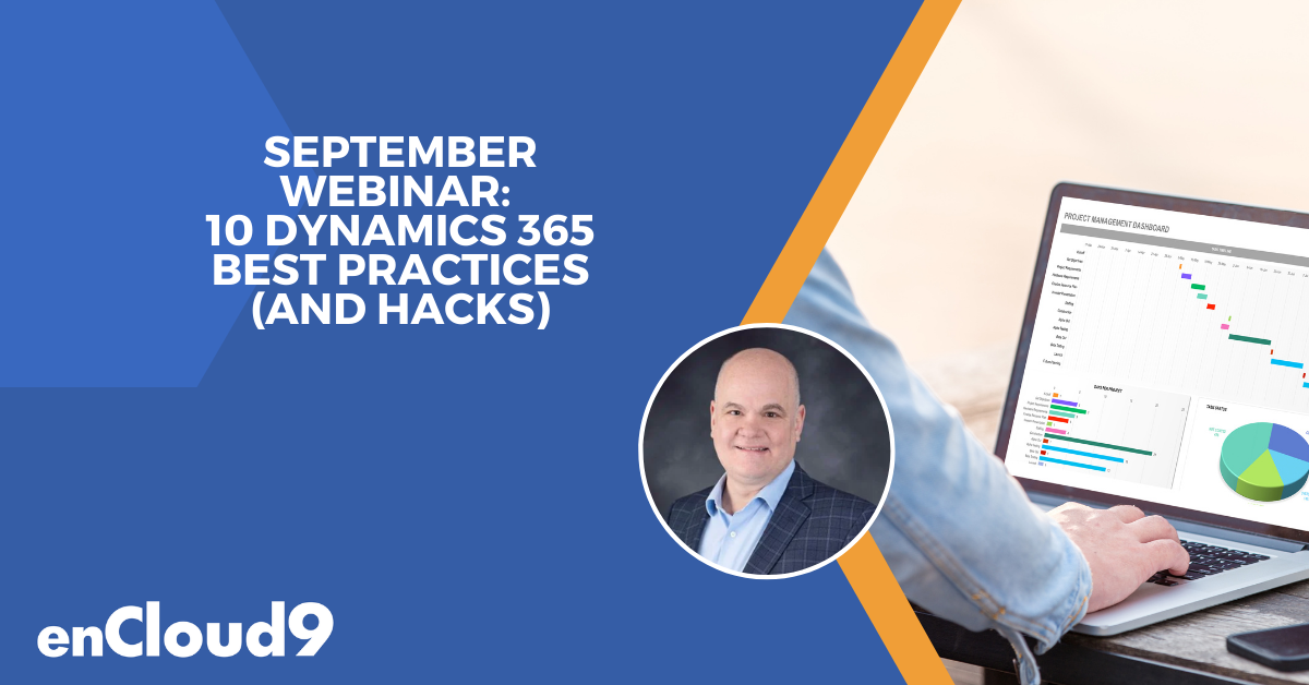 Dynamics 365 | webinar | enCloud9