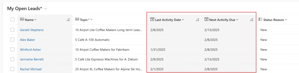 Last Activity Date for Dynamics 365